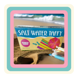 1 lb A & A Taffy "Flip Flop" Box