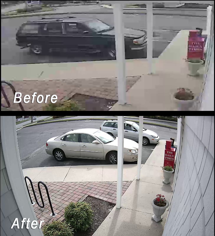 WOW! thanks Alarm Engineering, Inc. and Ron Boltz for our new hi-def cameras. This technology dramatically improves resolution and uses our old coax cable, minimizing labor and equipment costs. Winning!"