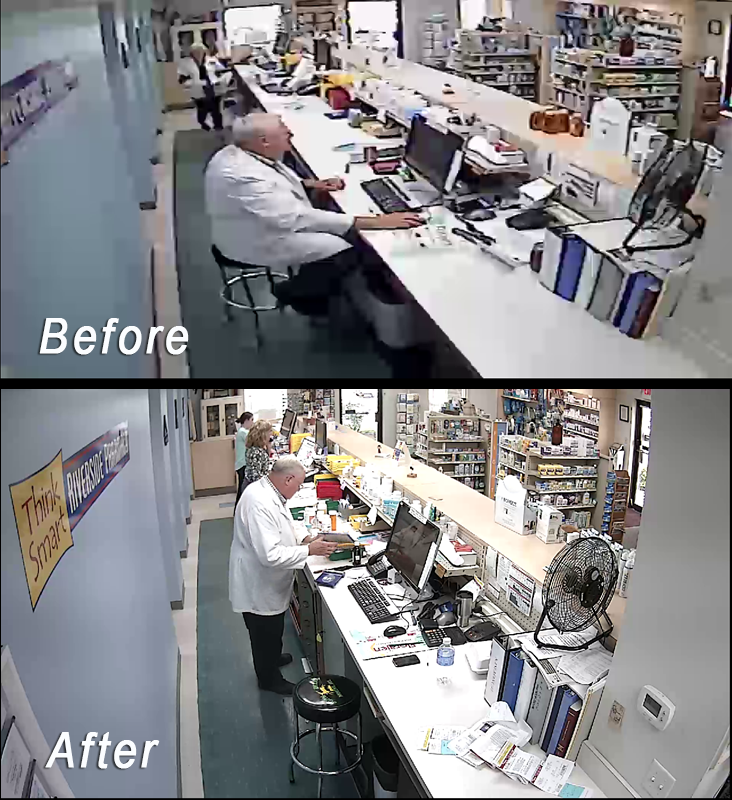 WOW! thanks Alarm Engineering, Inc. and Ron Boltz for our new hi-def cameras. This technology dramatically improves resolution and uses our old coax cable, minimizing labor and equipment costs. Winning!"