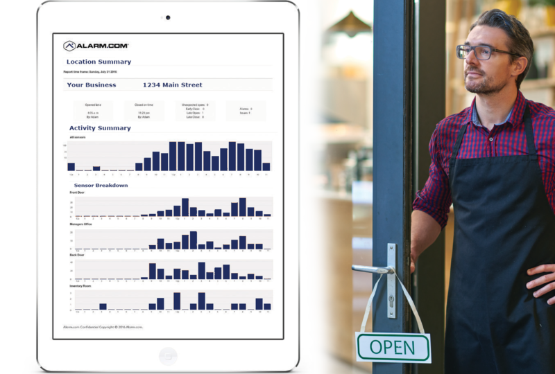 alarm.com business insights deliver critical information to help you run your business more efficiently