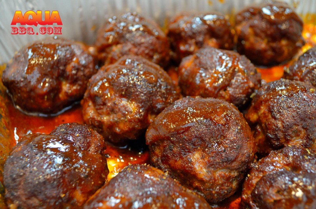 Smoked BBQ Meatballs