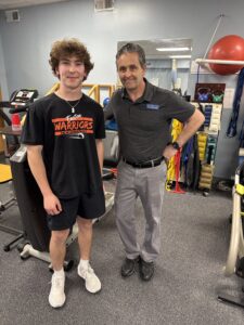 Blake Newton and Jeff Bonnette at Aquacare Easton