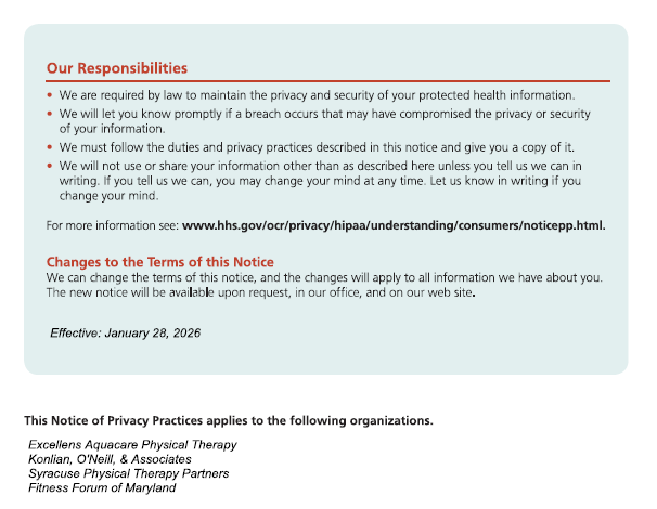 a screenshot of a page describing the benefits of a privacy policy