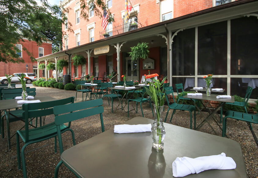 Victorian Style Outside Tables