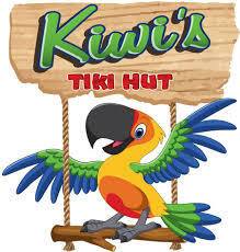 Kiwi's Tiki Hut Logo with Parrot