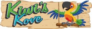 Kiwi's Cove Logo with Parrot