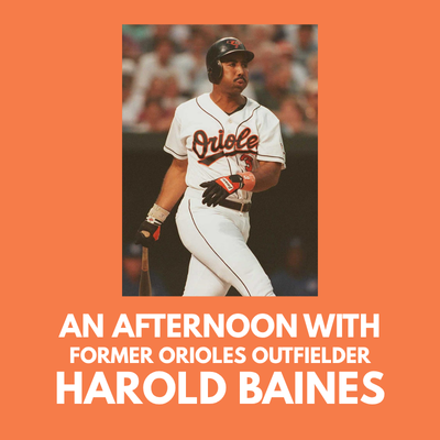 an afternoon with former orioles outfielder harold baines