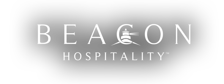 Black and White Beacon Hospitality Logo