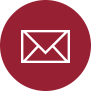 a red background with a white envelope