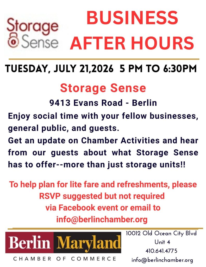 a flyer for a business after hours event
