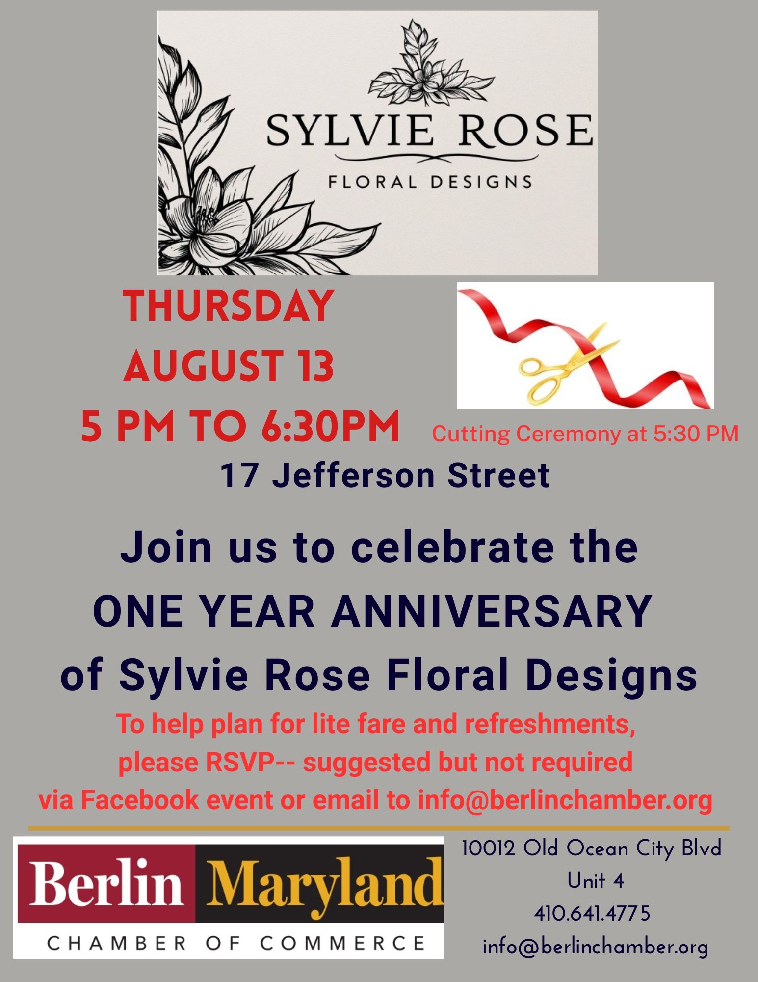 Slyvie Rose Ribbon Cutting