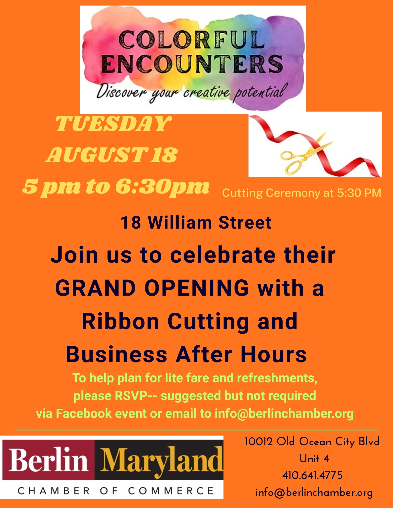 Colorful Encounters Ribbon Cutting