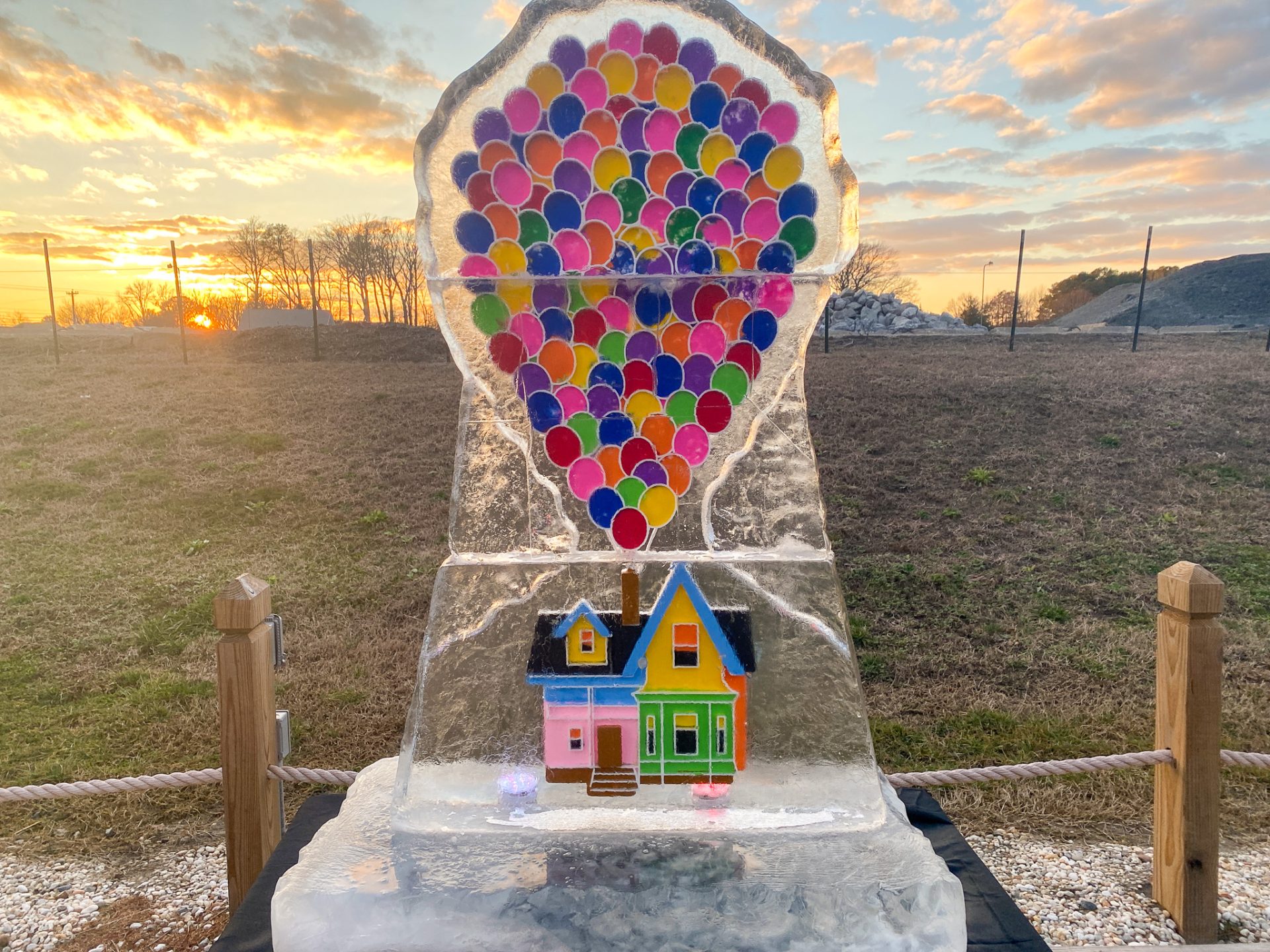 a house shaped like a hot air balloon