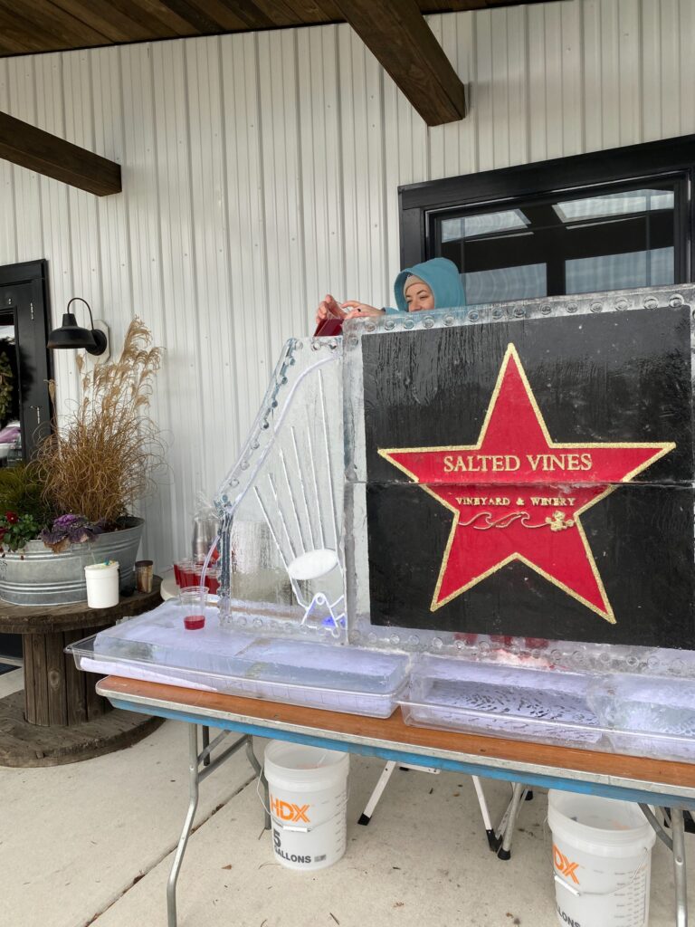 a star on the side of a building