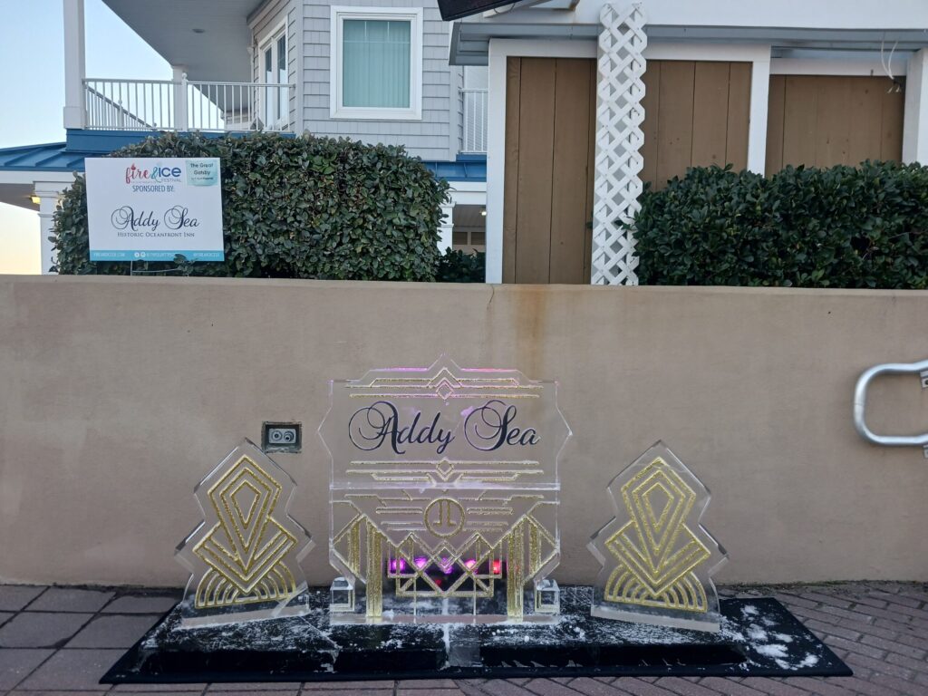 a building with a sign on the side of it