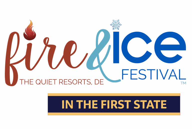 the logo for the fire and ice festival in the first state