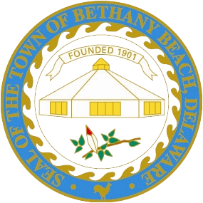 a picture of the seal of the town of bethany