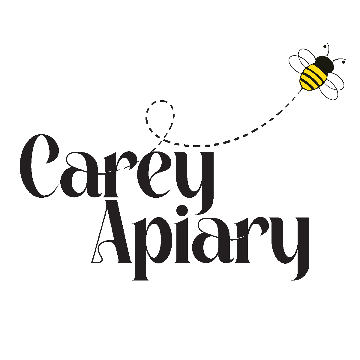 a black and white image of a bee flying