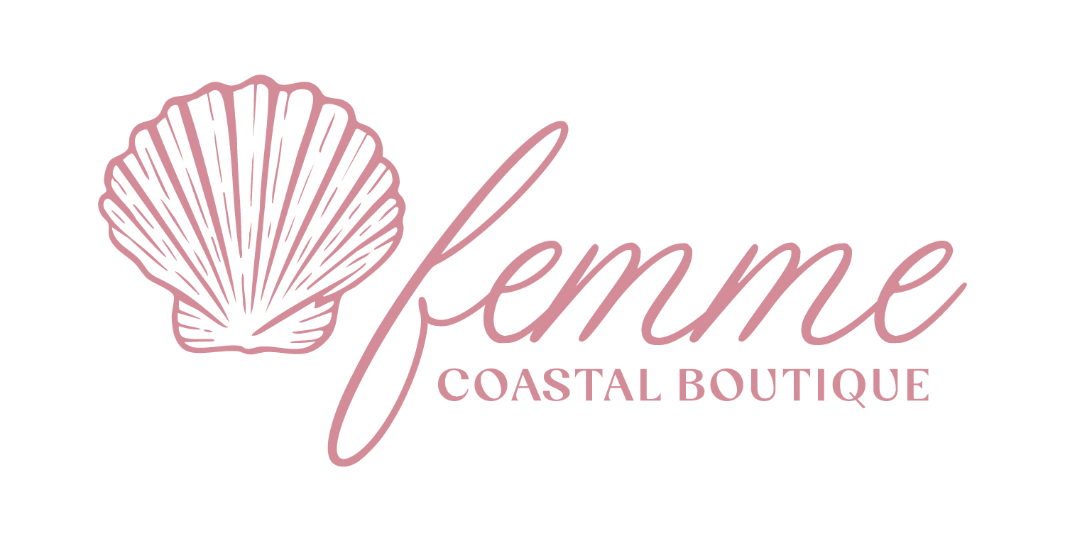 the logo for a coastal boutique