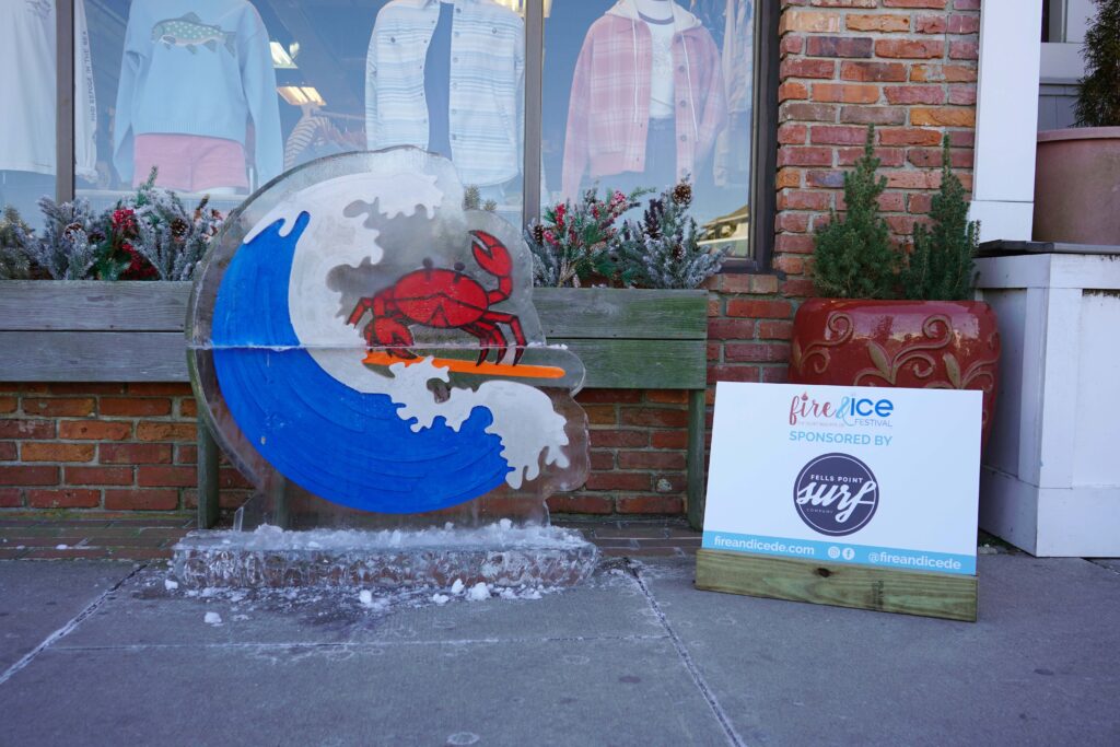 there is a sign on the sidewalk in front of a store