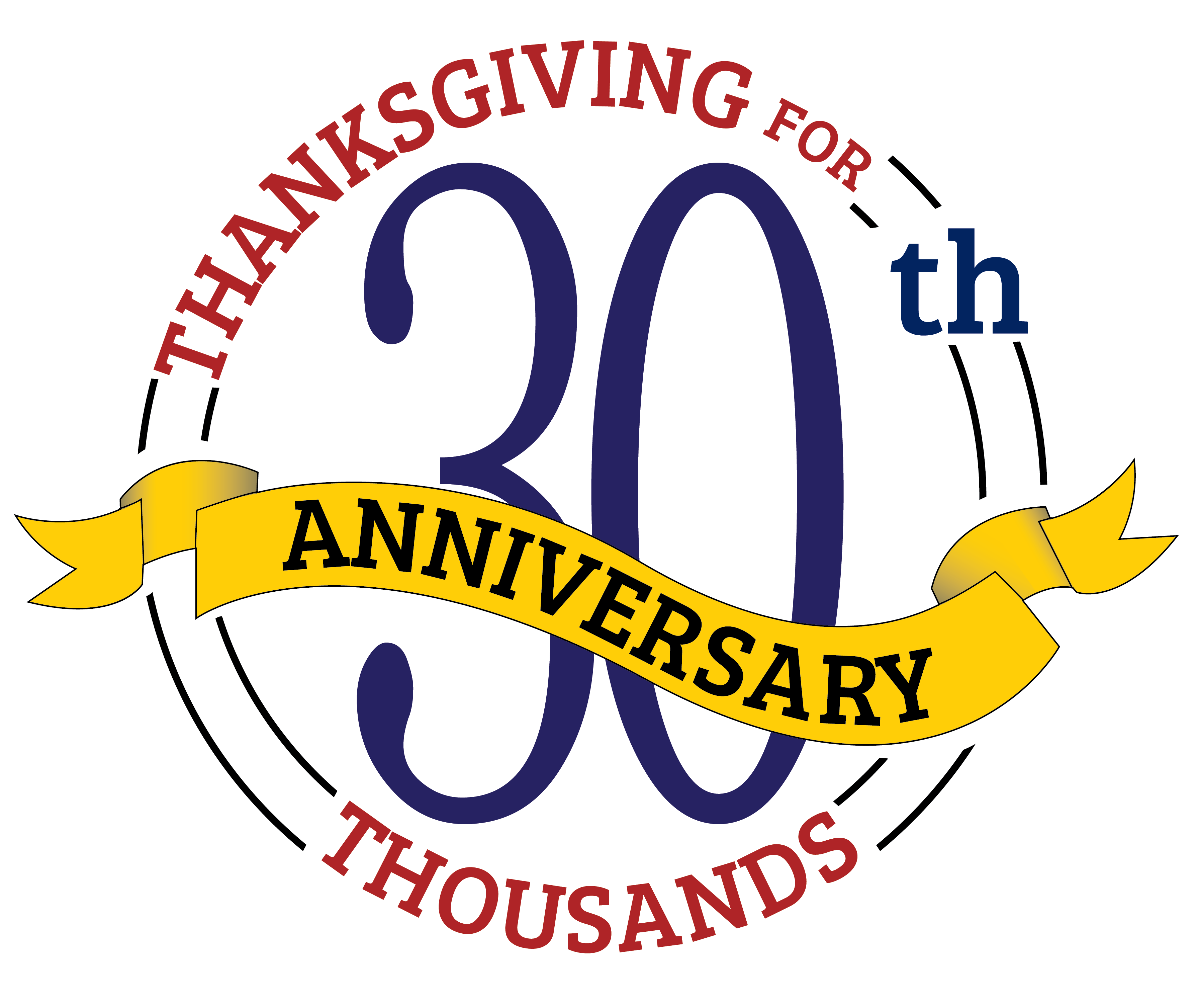 a logo for the 30th anniversary of a thousand thousand thousand thousand thousand thousand thousand thousand