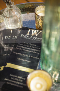 a close up of a table with a menu and a candle