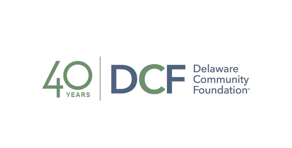 the logo for delaware community foundation