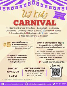 a flyer for a carnival with a carnival theme