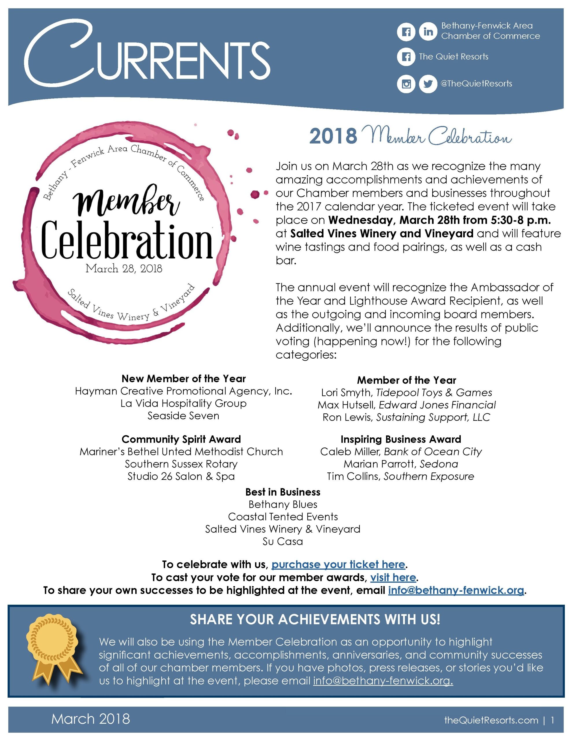March2018 Newsletter Page 1