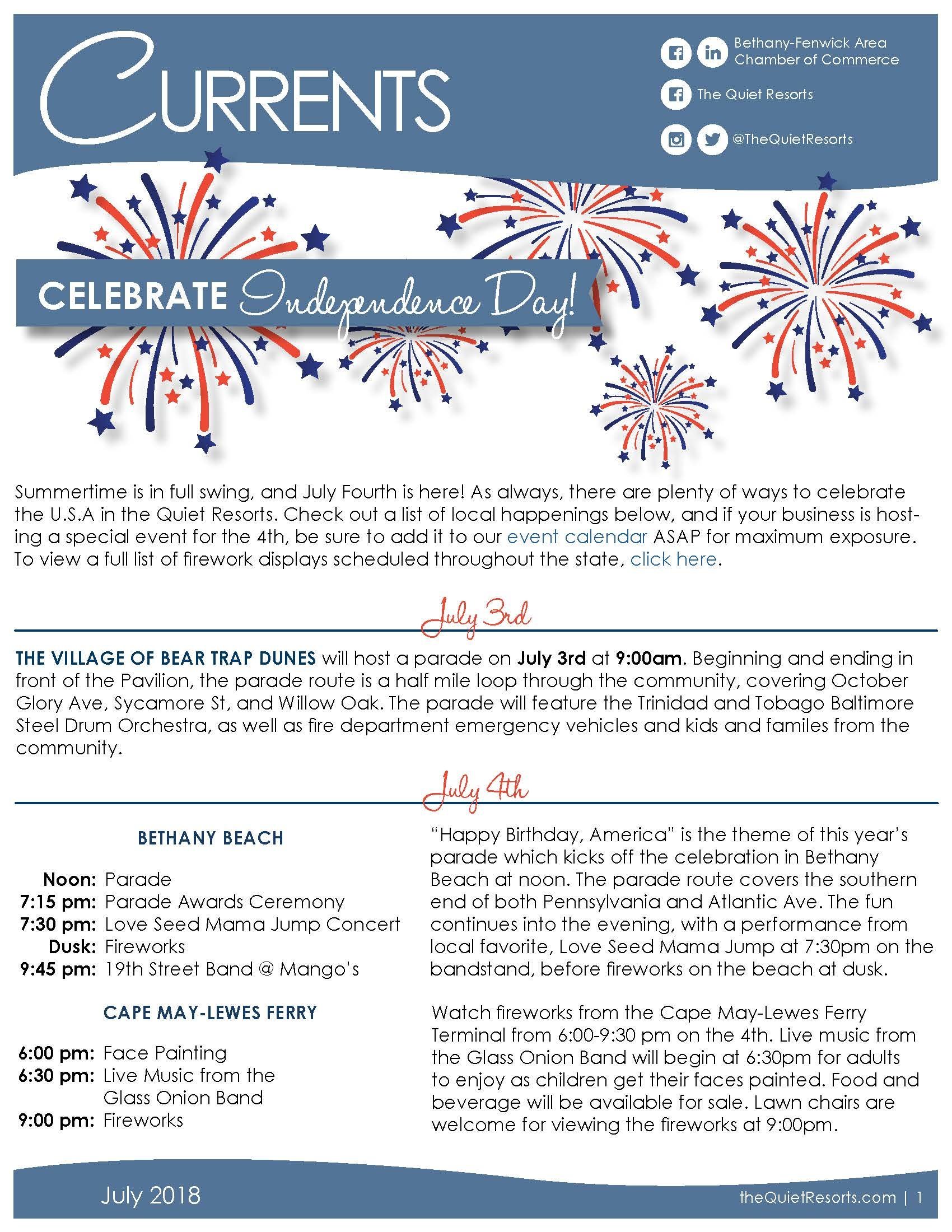 July2018 Newsletter Page 1