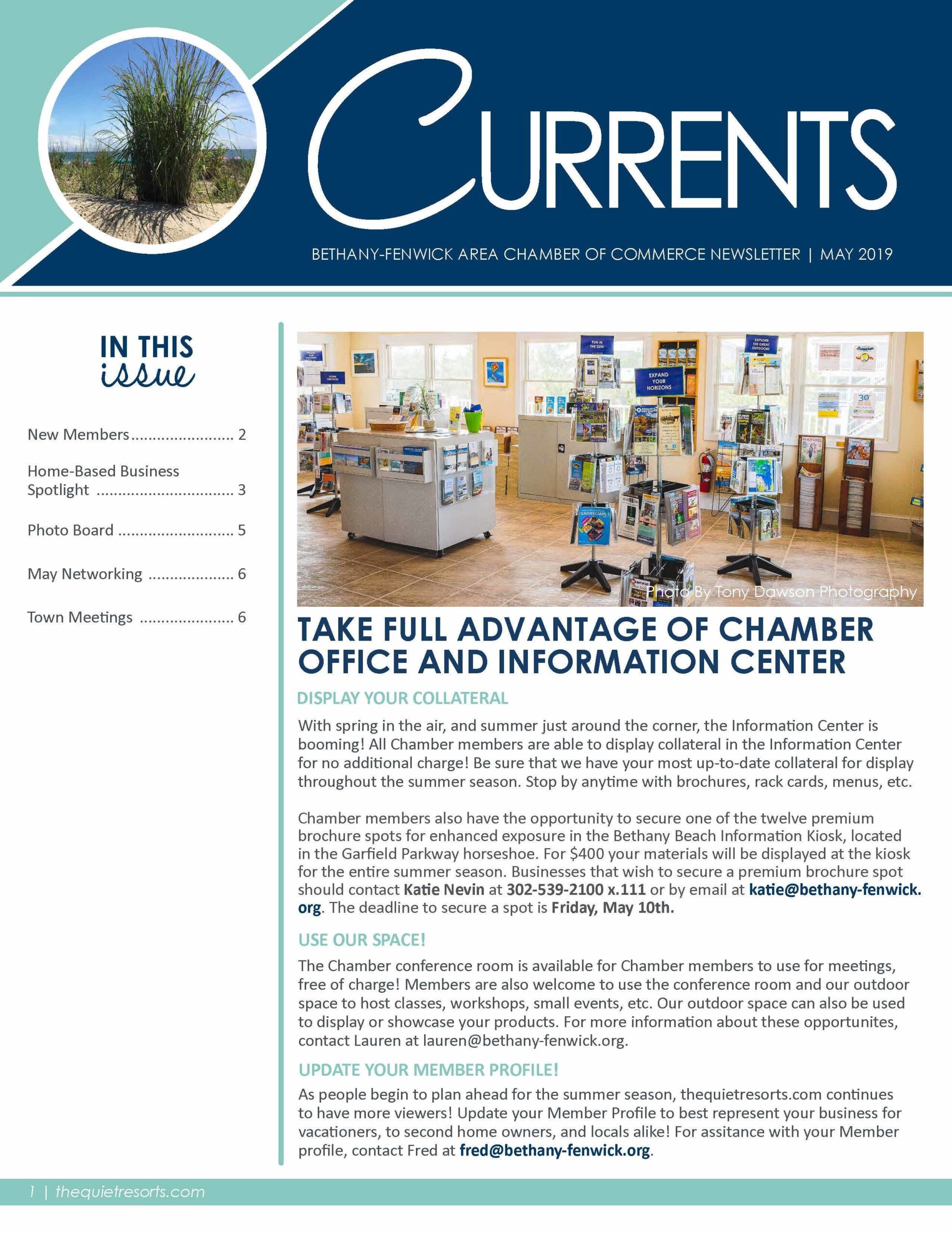 May 2019 Newsletter Page 1