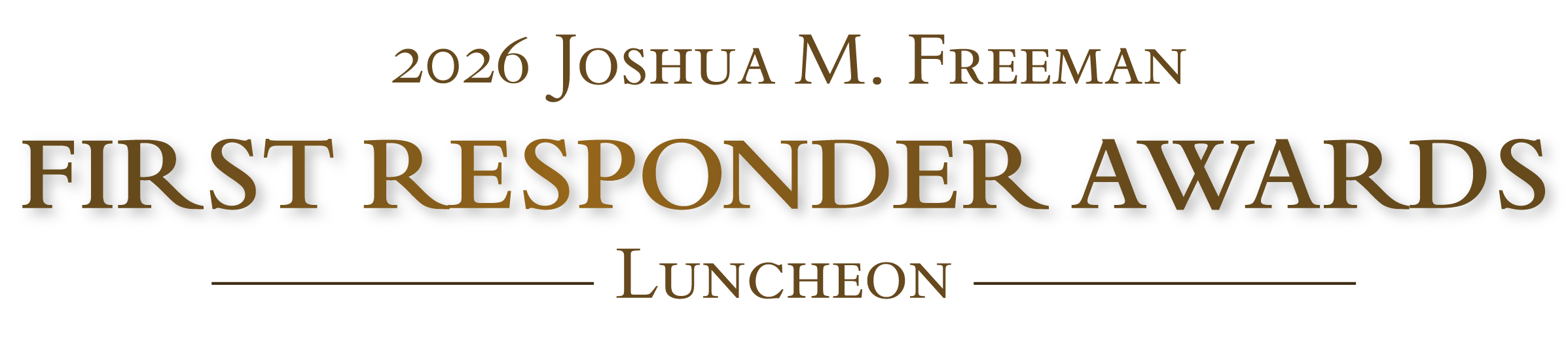 the first respond award logo for luncheon