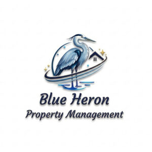 blue heron property management logo