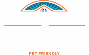 a logo for a pet friendly business