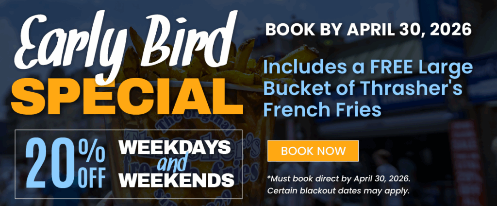 a flyer for a special event with a clock