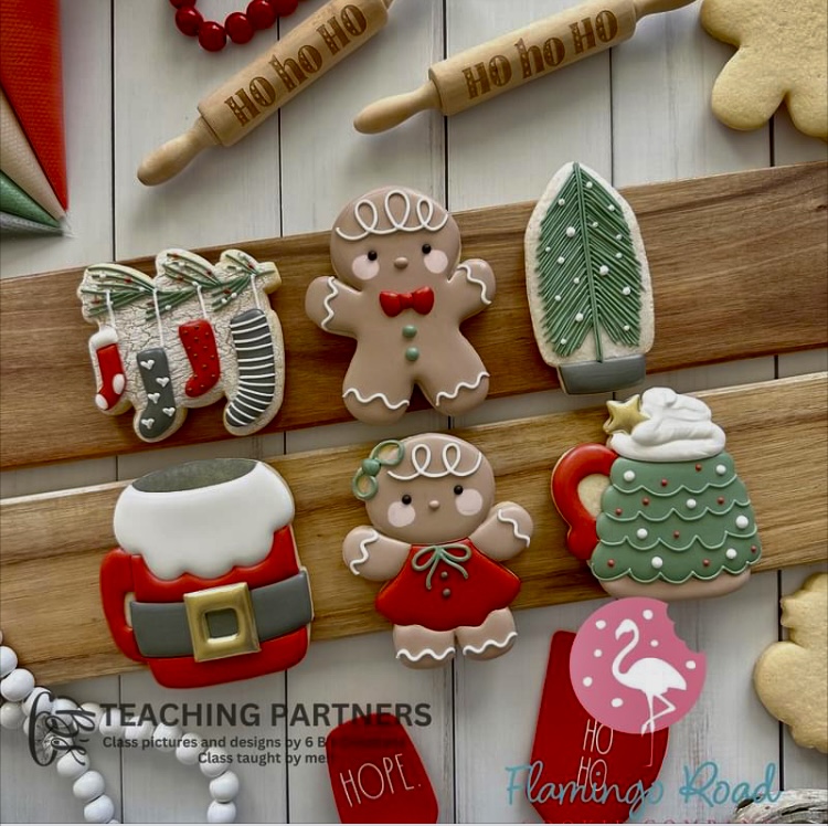 a bunch of cookies that are on a rack