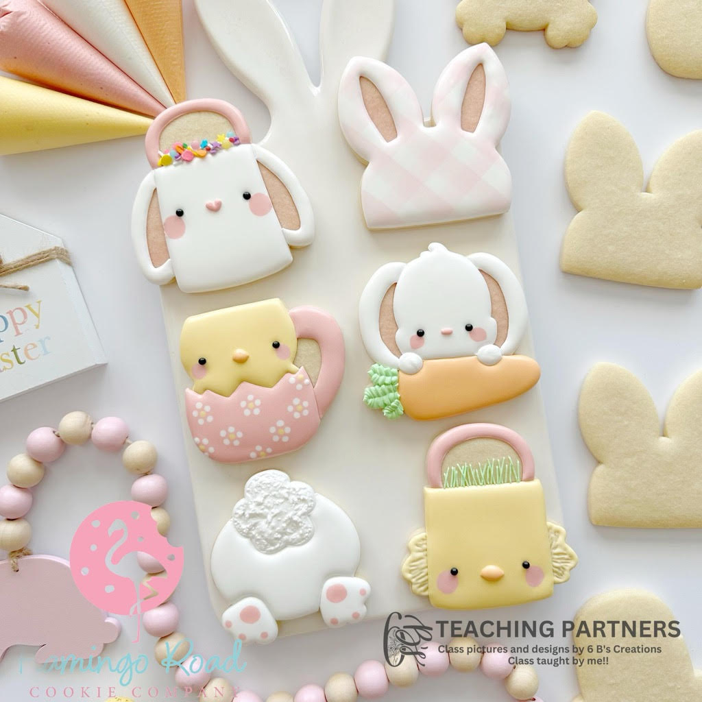 a bunch of cookies that are on a table