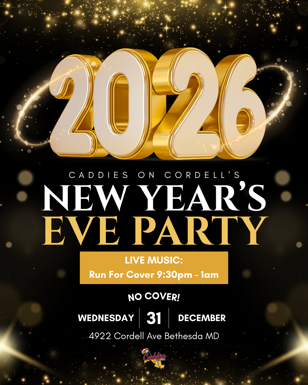 a new year's eve party flyer