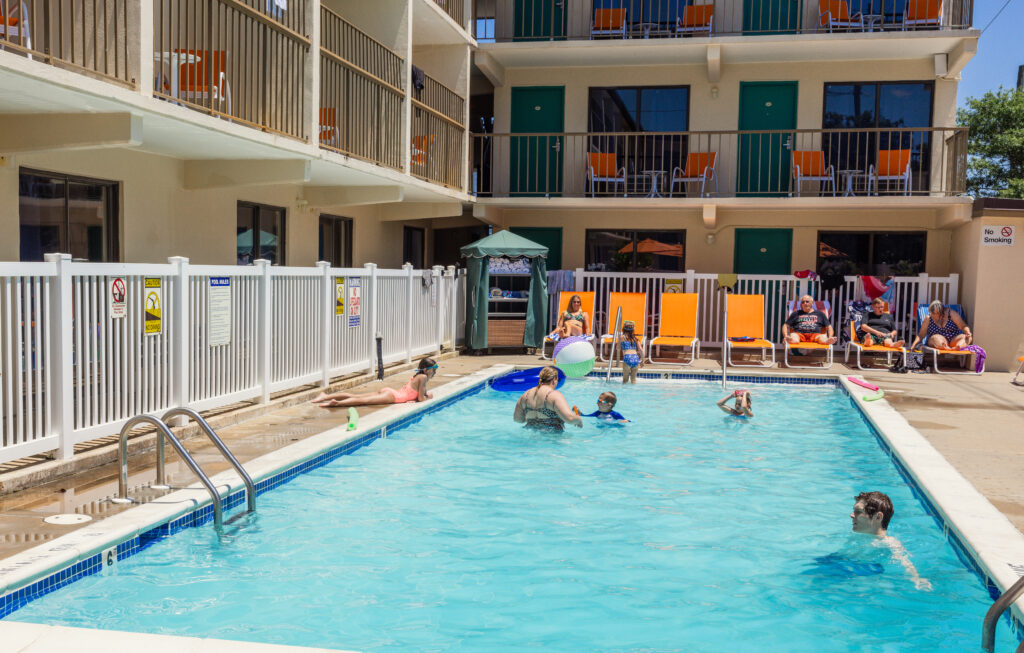 Outdoor pool at Bay Resort