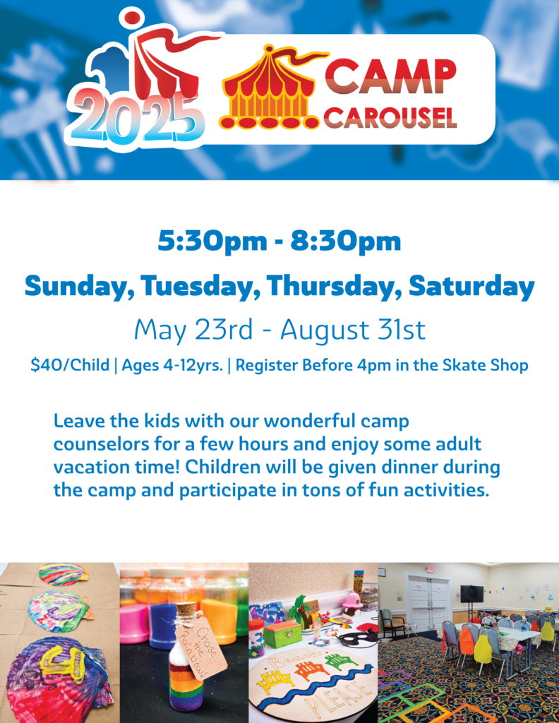 2025 Camp Carousel Schedule