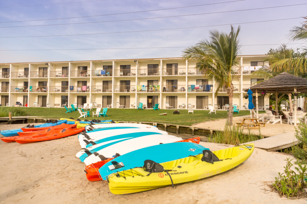 a group of boats sitting on top of a sandy beach