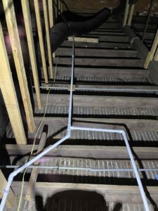 a picture of some pipes in the floor