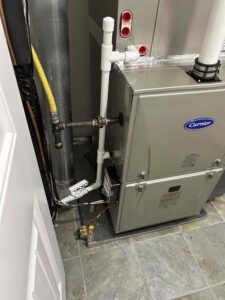 a water heater installed in a home