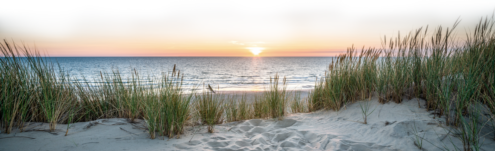Beach sunset image