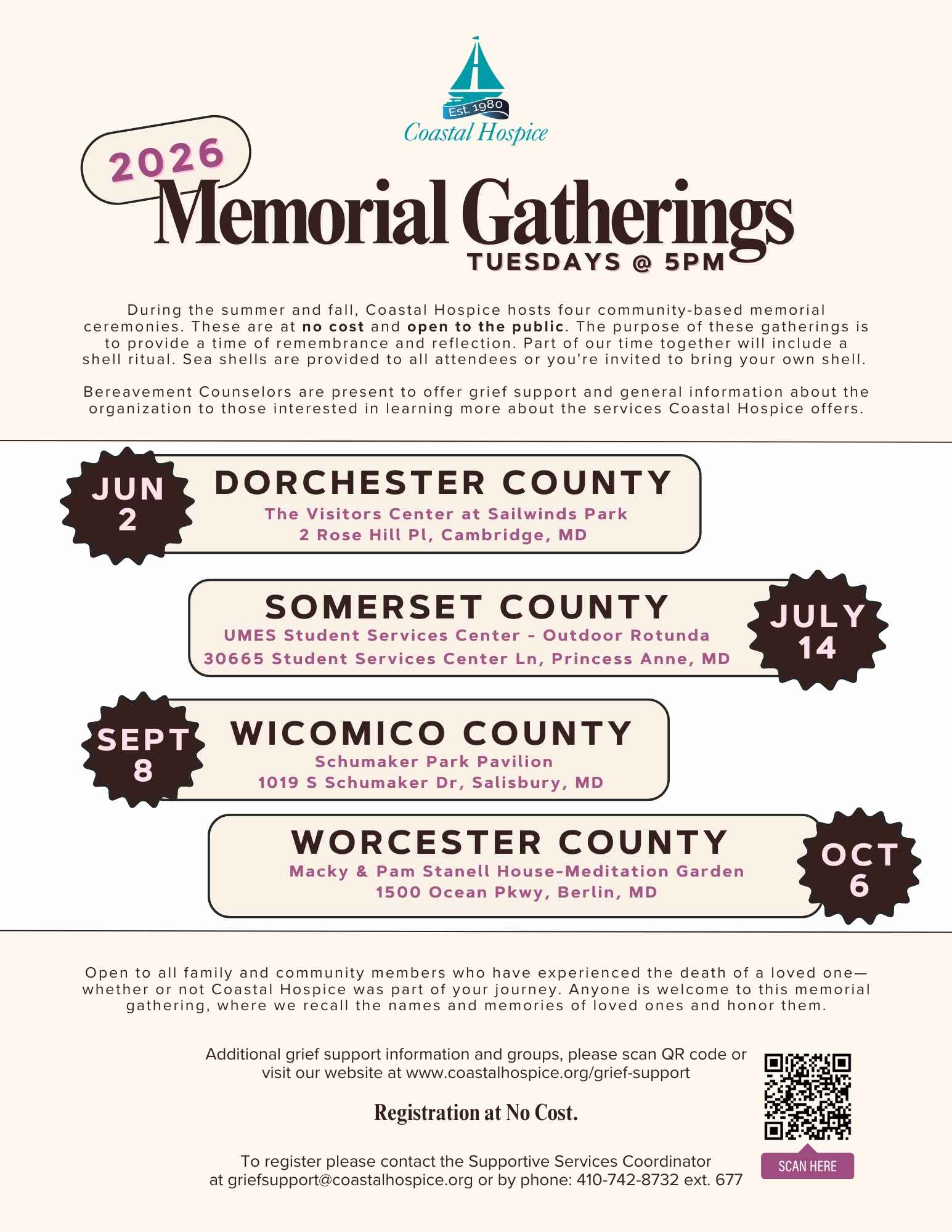 Memorial Gathering Memorial Gathering
