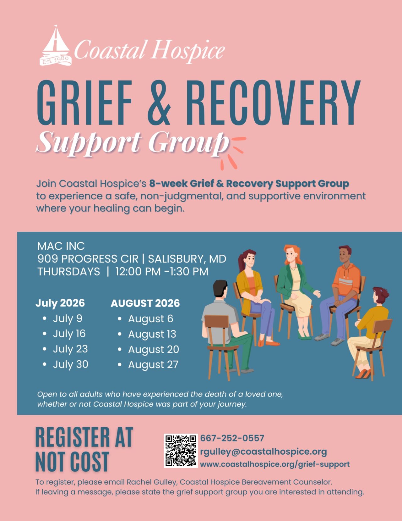 Grief & Recovery Support Group: 8-Week Support Grief & Recovery Support Group: 8-Week Support