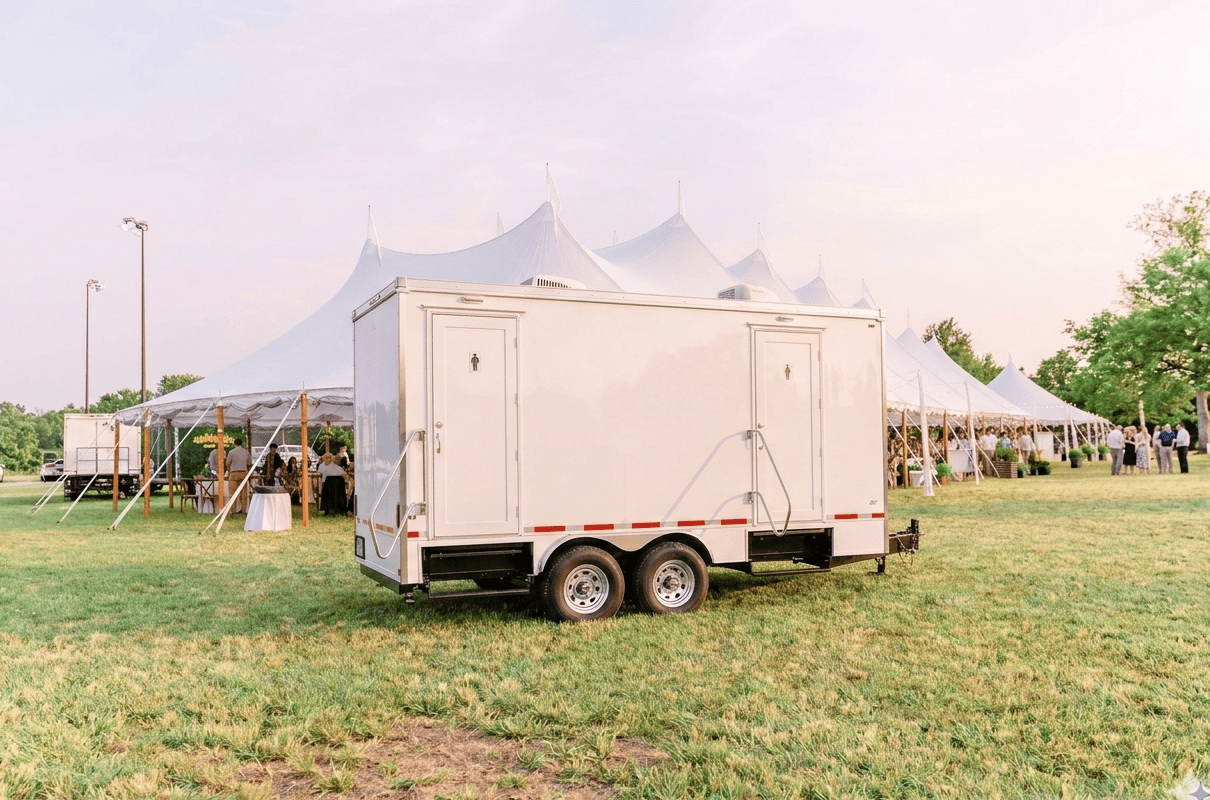 5-station restroom trailer