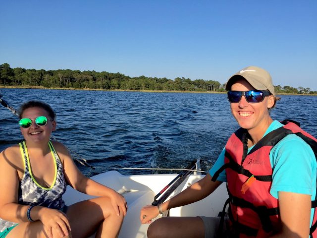 Danielle Madi sailing