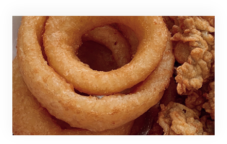 Fried onion rings