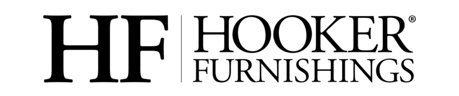 a black and white logo with the words hooker furnishings